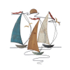 Sailing Boat Metal Wall Art for Home Decor