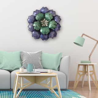 3D Flower Metal Wall Art for Home Decoration